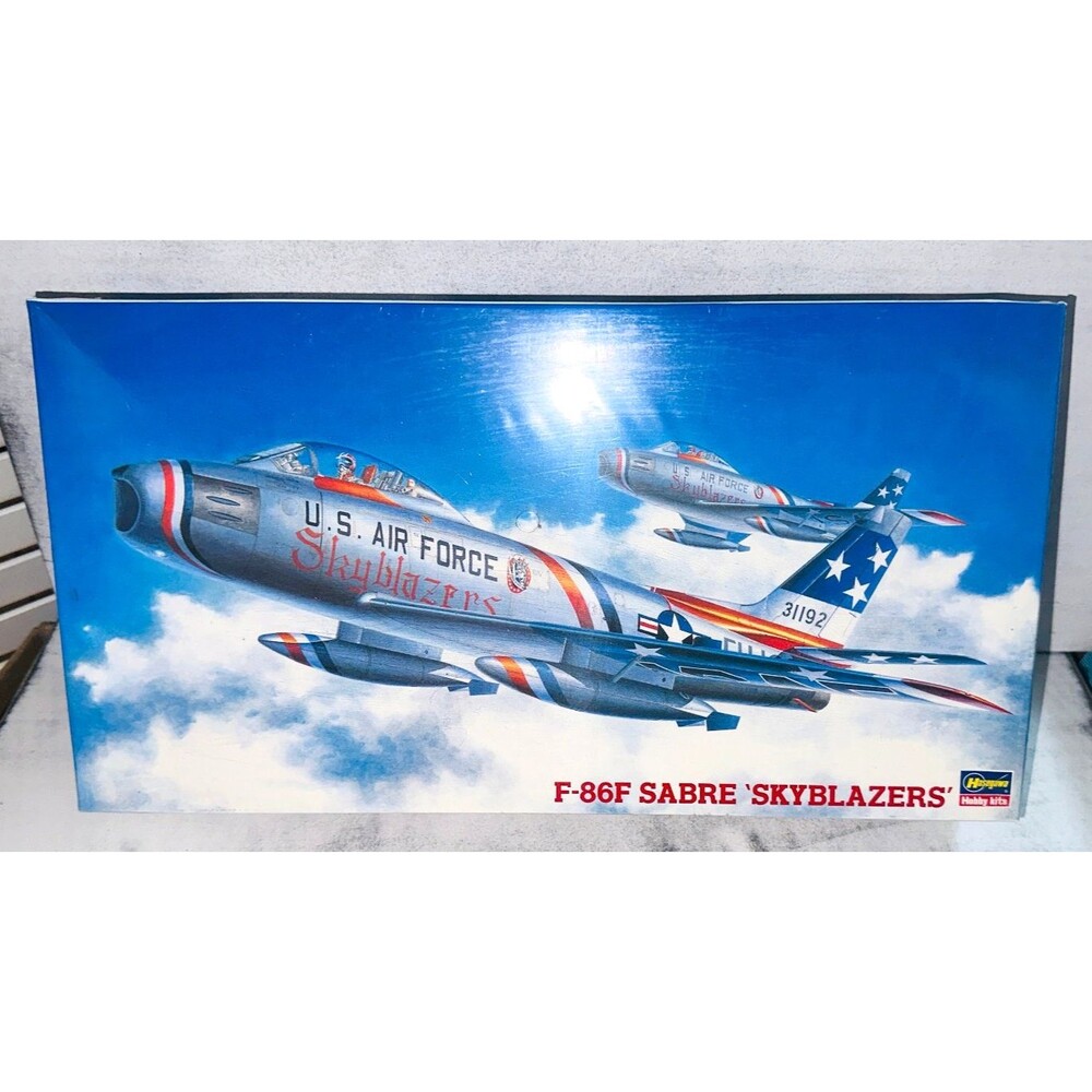 Hasegawa Airplane 1/48 F-86F SABER SKYBLAZERS Model Sealed